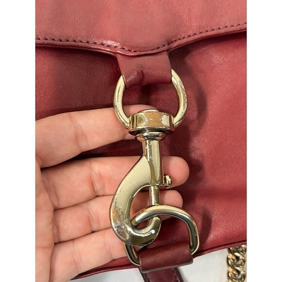Red Rebecca Minkoff Burgundy M.A.C. Crossbody Bag - Picture 6 of 16